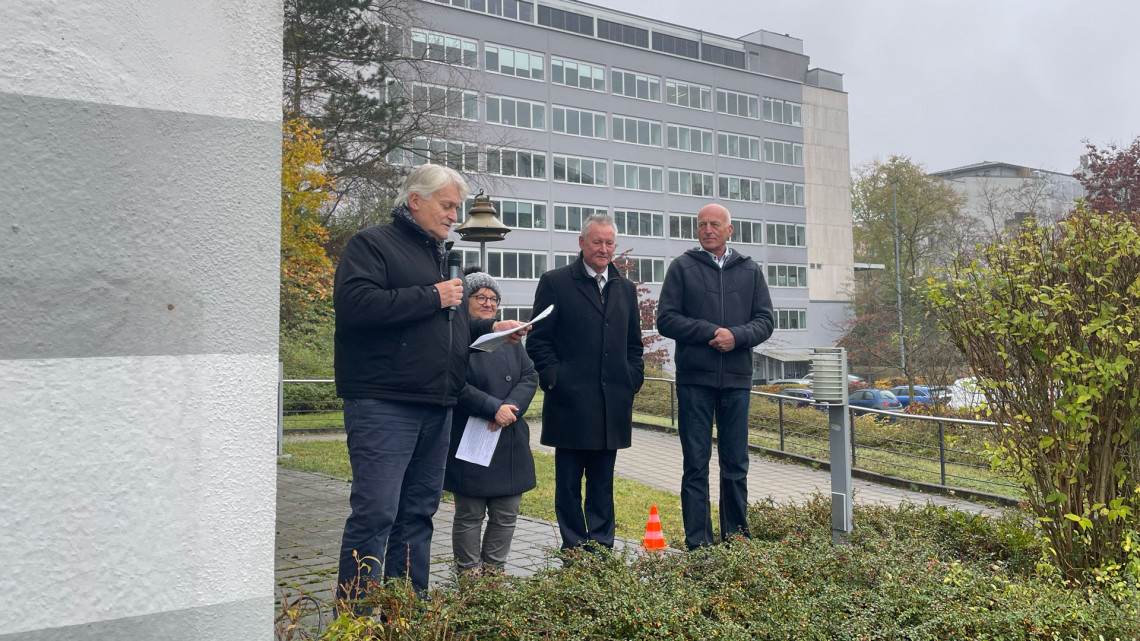 Feierliche Ansprache beim Spatenstich 2024.